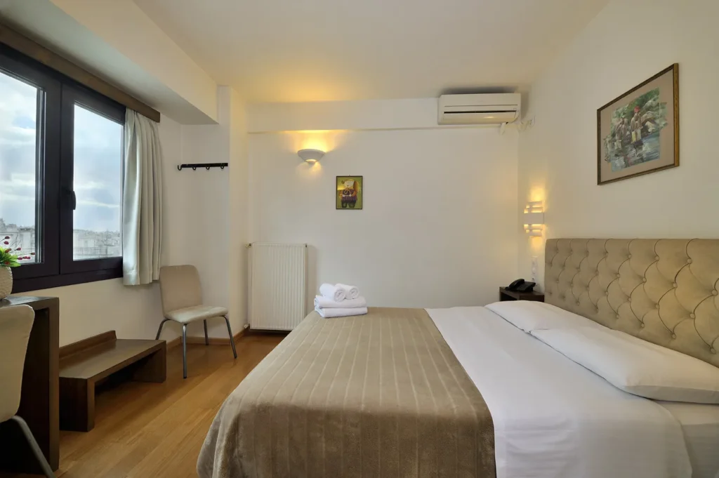 upper floor room double 115 Orion & Dryades Hotel in Athens