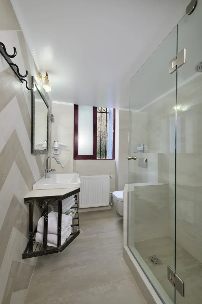 upper floor room family 215 Orion & Dryades Hotel in Athens