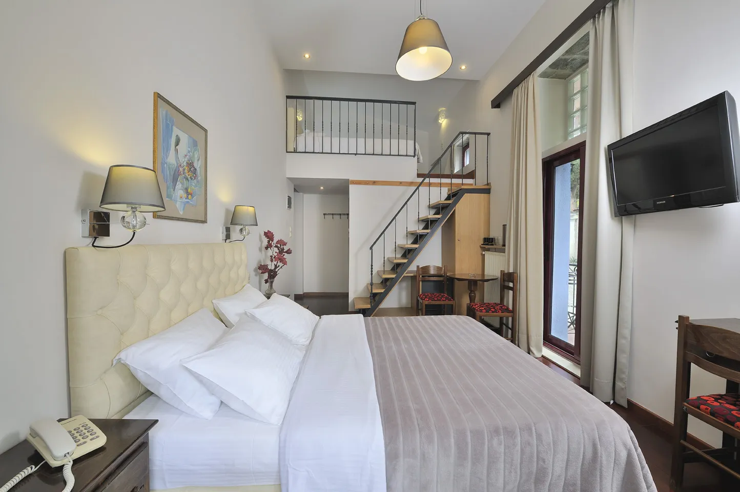 upper floor room family 227 2 Orion & Dryades Hotel in Athens